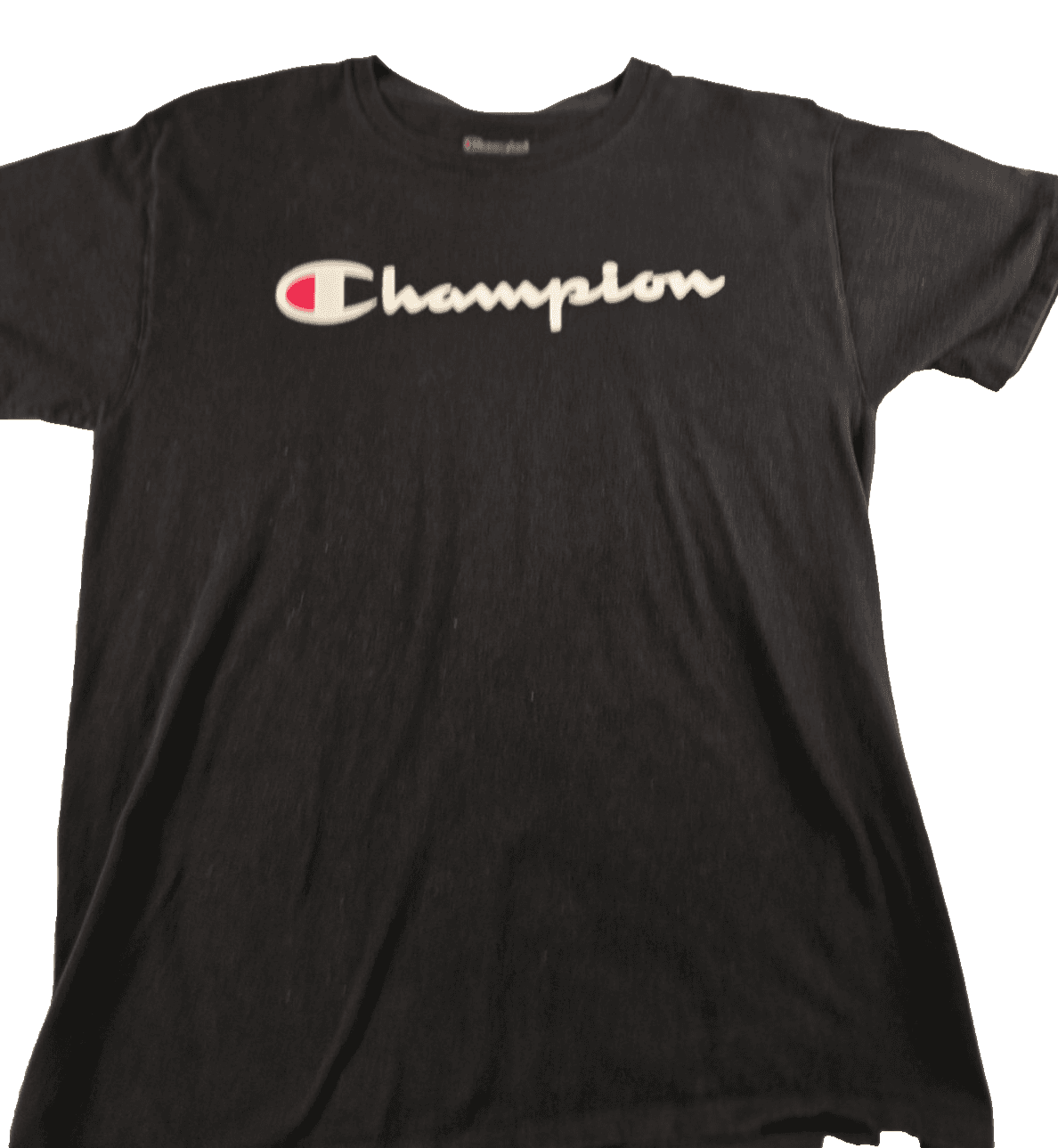 Champion Boy's Medium Black Graphic Short Sleeve Shirt - Image 1