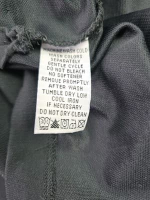 Tommy Bahama Men’s Large Black Cotton Blend Short Sleeve Polo Shirt - Thumbnail 4