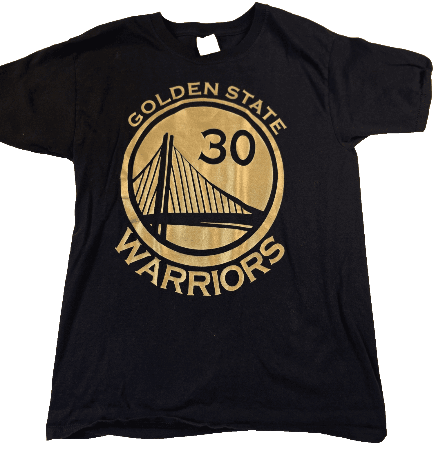 NBA Golden State Warriors Steph Curry Black XL Youth T-Shirt - Image 1