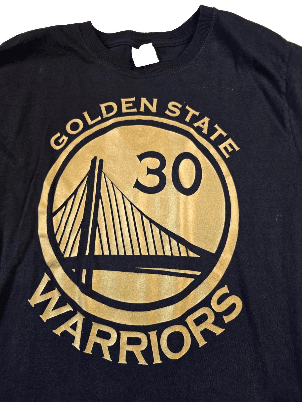 NBA Golden State Warriors Steph Curry Black XL Youth T-Shirt - Thumbnail 2