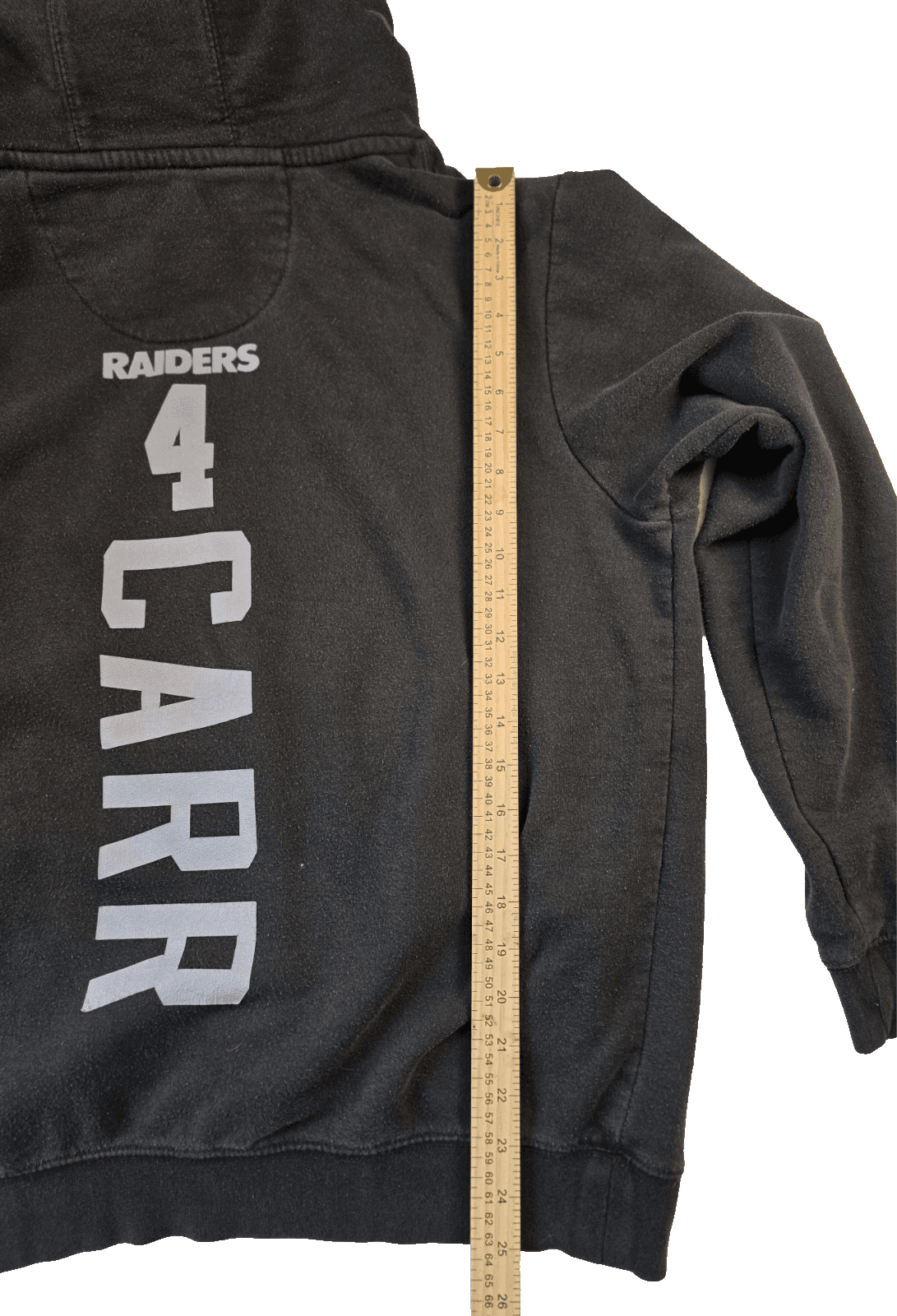 Fanatics Oakland Raiders Derek Carr Black Large Hoddie * Flaws * - Thumbnail 7