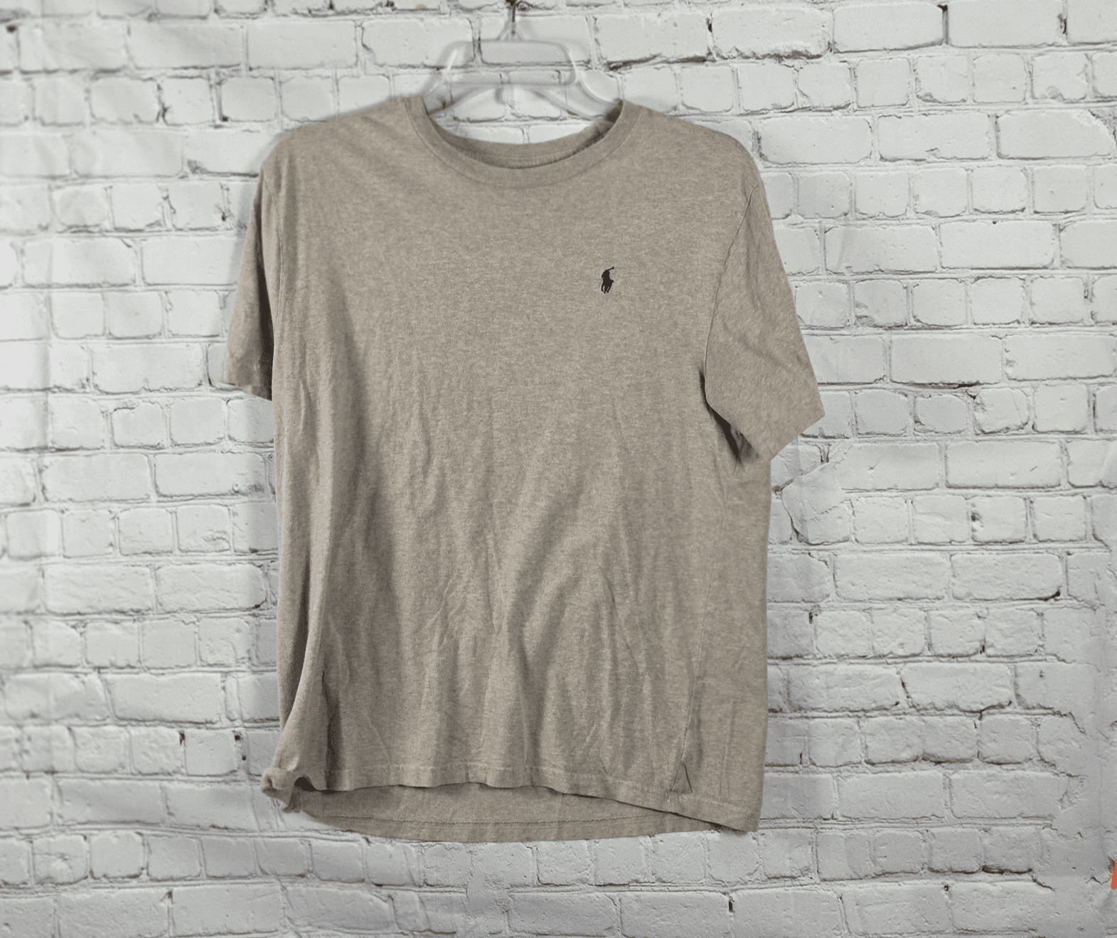 Polo Ralph Lauren Youth XL (18-20) Cream Short Sleeve T-Shirt - Image 1