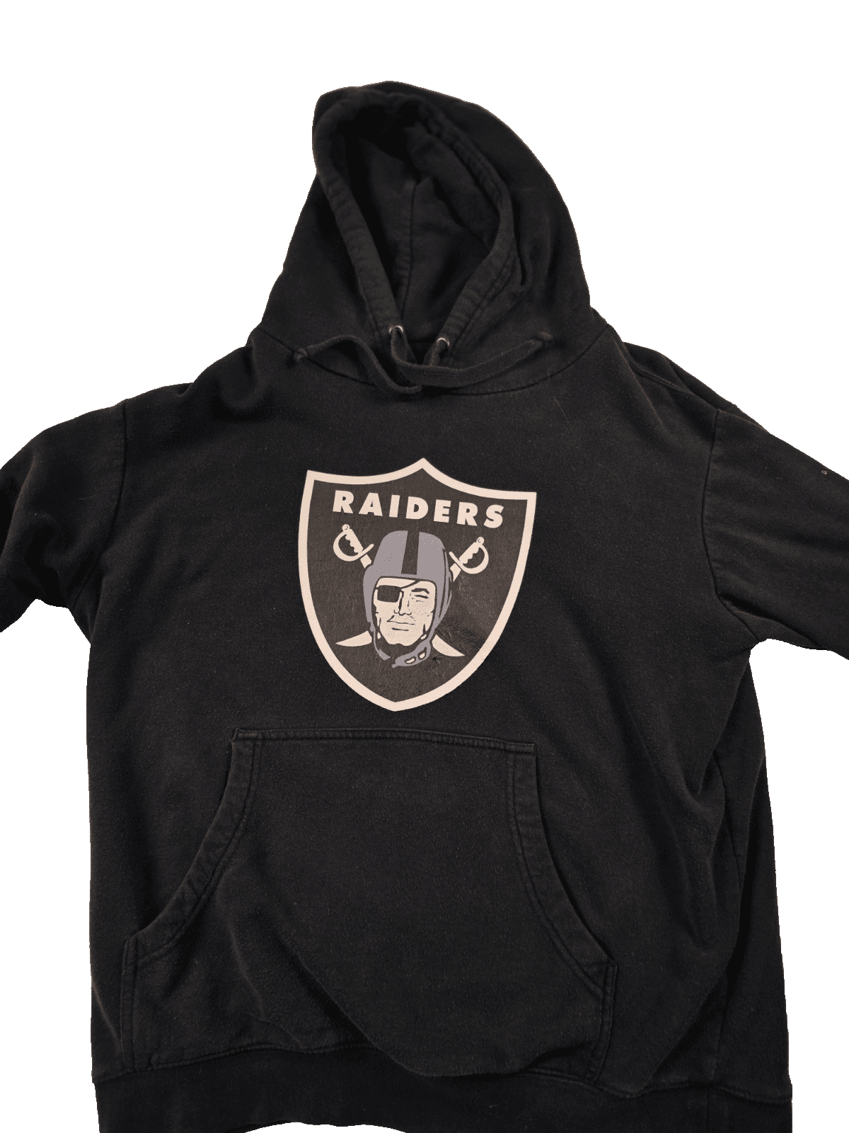Fanatics Oakland Raiders Derek Carr Black Large Hoddie * Flaws * - Image 1