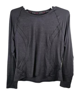Spyder Women's Large Charcoal Long Sleeve Running Shirt - Image 1