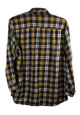 Red Head Brand Men's XL Yellow Flannel Long Sleeve Button Up Shirt - Thumbnail 6