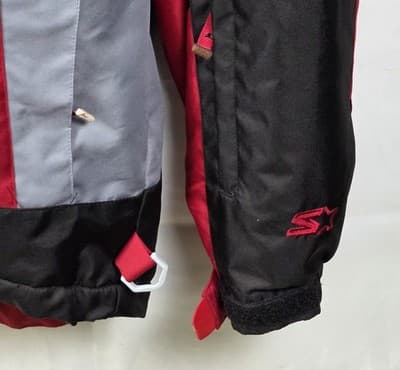 Vintage Starter Men's Medium (38-40) Red / Black Puffer Jacket - Thumbnail 5