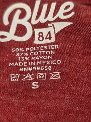 Vtg Men's Small Red Omahogs Arkansas Razorbacks Baseball Short Sleeve T-shirt - Thumbnail 3