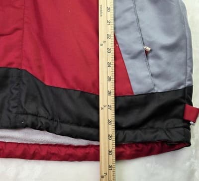 Vintage Starter Men's Medium (38-40) Red / Black Puffer Jacket - Thumbnail 9