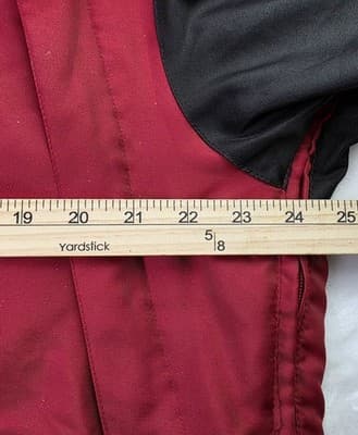 Vintage Starter Men's Medium (38-40) Red / Black Puffer Jacket - Thumbnail 6