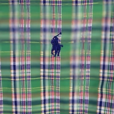 Polo Ralph Lauren Men's Large Multicolor Black Watch Plaid Long Sleeve Button Up - Thumbnail 3