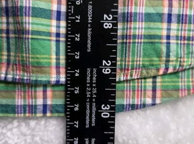 Polo Ralph Lauren Men's Large Multicolor Black Watch Plaid Long Sleeve Button Up - Thumbnail 10