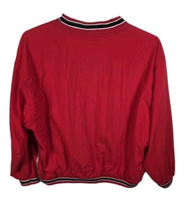 Vintage NCAA Wisconsin Badgers Mens Large Red Pullover - Thumbnail 7