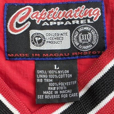 Vintage NCAA Wisconsin Badgers Mens Large Red Pullover - Thumbnail 4