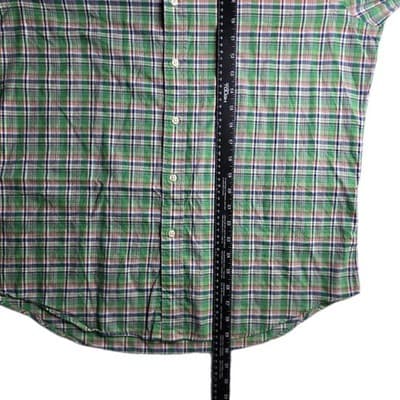 Polo Ralph Lauren Men's Large Multicolor Black Watch Plaid Long Sleeve Button Up - Thumbnail 9