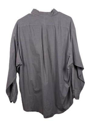 Polo Ralph Lauren Yarmouth Men’s 17.5-34/35 Gray Glen Plaid Button Up Shirt - Thumbnail 5