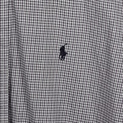 Polo Ralph Lauren Yarmouth Men’s 17.5-34/35 Gray Glen Plaid Button Up Shirt - Thumbnail 2