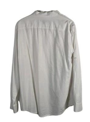 Michael Kors Off-White Men's Large Button Down Dress Shirt - Thumbnail 9