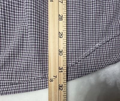 Polo Ralph Lauren Yarmouth Men’s 17.5-34/35 Gray Glen Plaid Button Up Shirt - Thumbnail 6