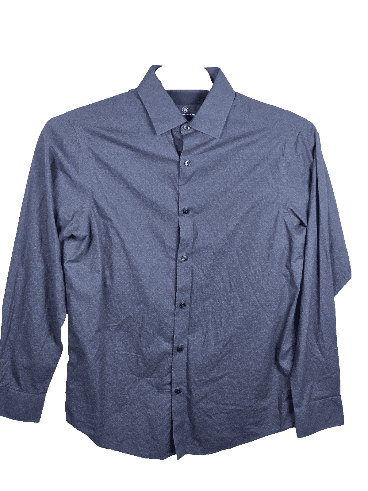 Hart Schaffner Marx Men's Small Blue Paisley Long Sleeve Button Up Shirt - Image 1