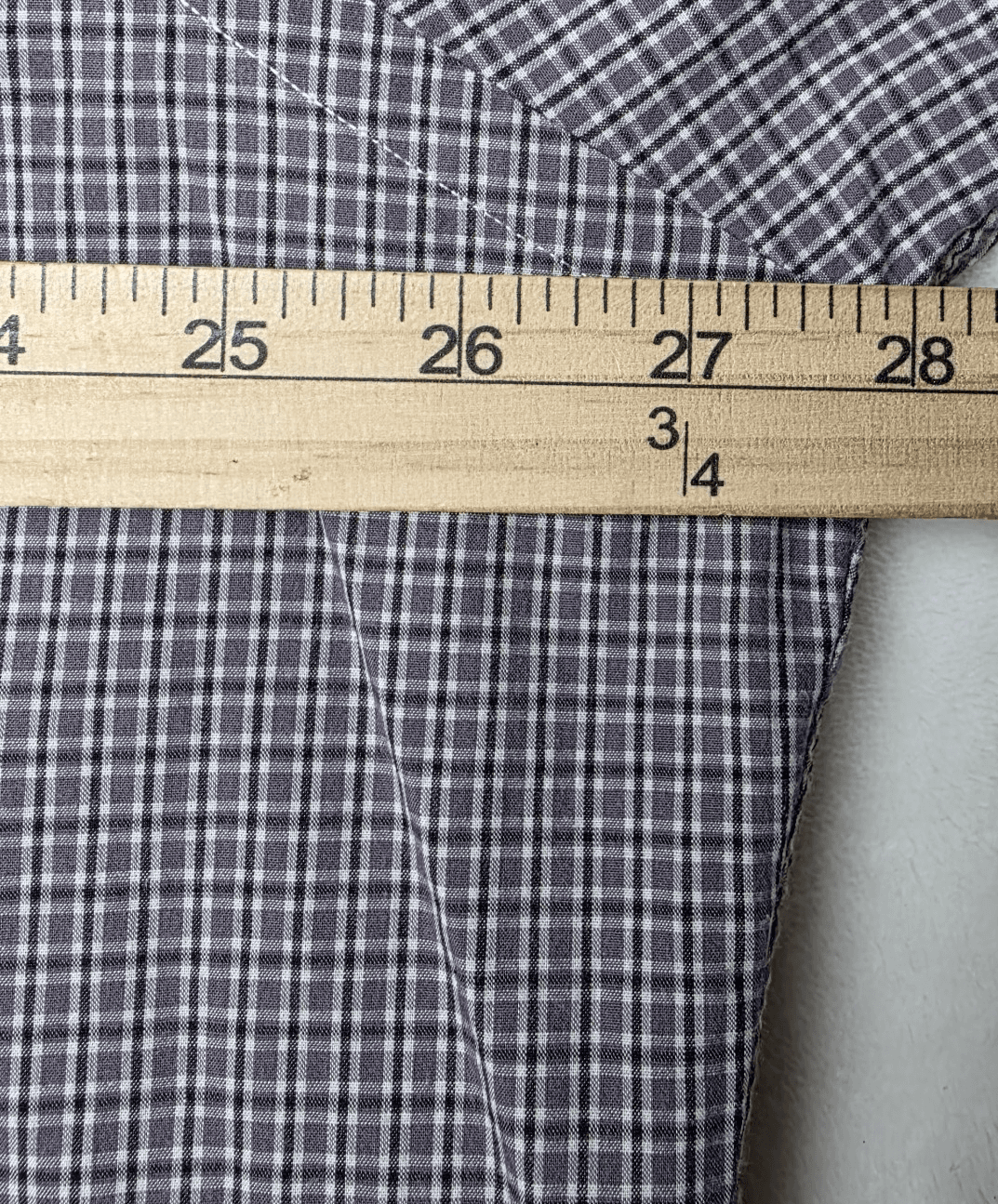 Polo Ralph Lauren Yarmouth Men’s 17.5-34/35 Gray Glen Plaid Button Up Shirt - Thumbnail 4
