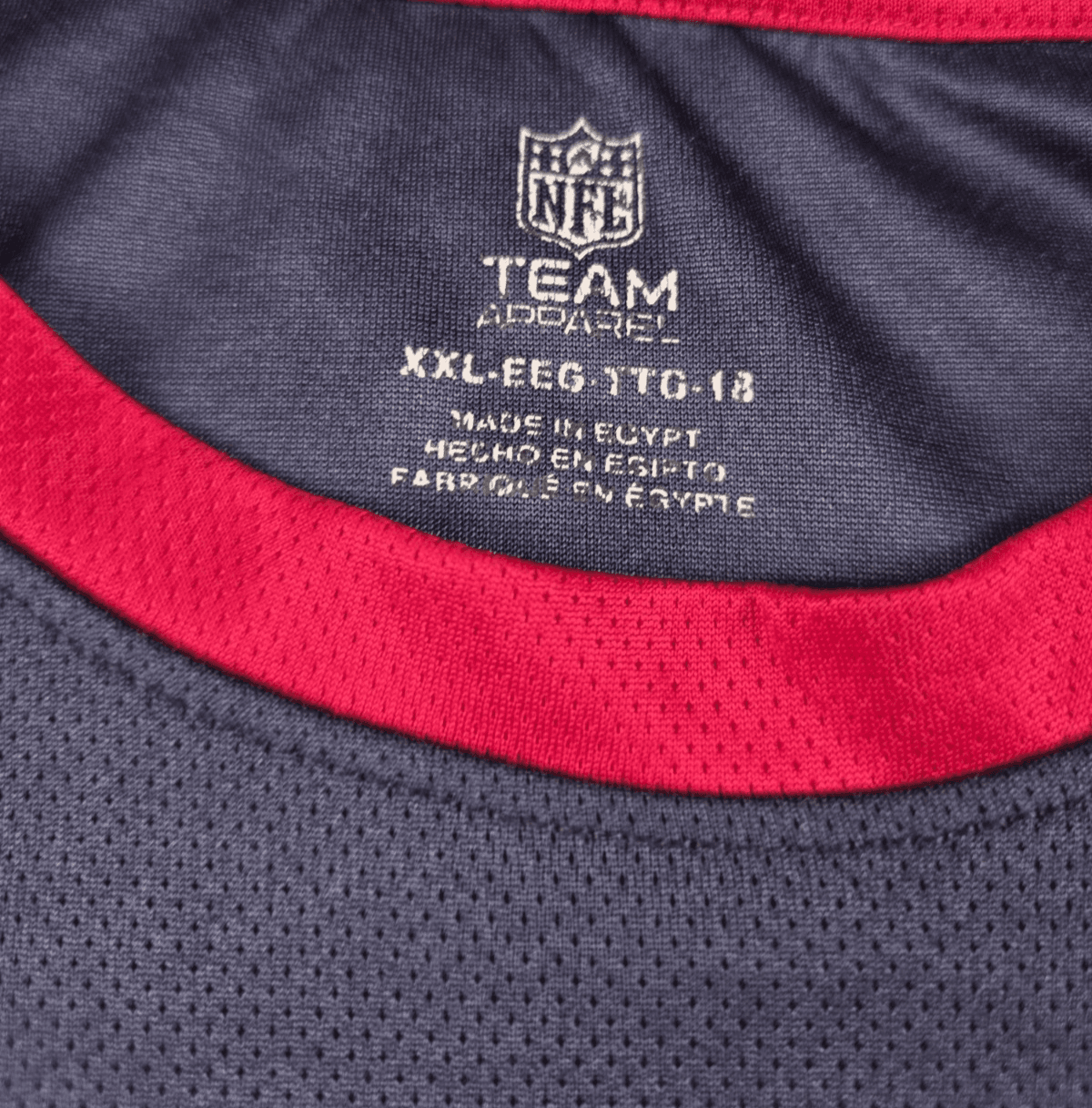 Team Apparel Houston Texans Youth Size XXL Navy Blue Short Sleeve T-Shirt - Thumbnail 3