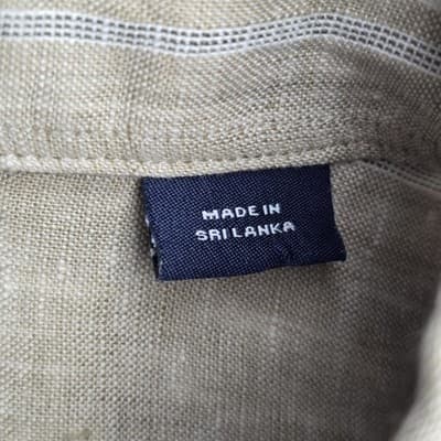 Daniel Cremieux Men's XL Khaki Striped Shirt Button Down Shirt - Thumbnail 6
