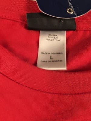 NWT Champion Wisconsin Badgers Men's Large Red Short Sleeve T-Shirt - Thumbnail 4
