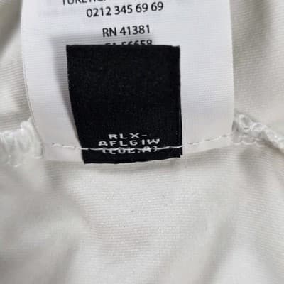 RLX Ralph Lauren Men's Medium White 2020 Ryder's Cup S/S Golf Polo Shirt - Thumbnail 7
