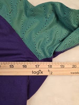 Nike Medium Purple & Green Pro Hyperwarm Livestrong Long Sleeve Shirt - Thumbnail 3