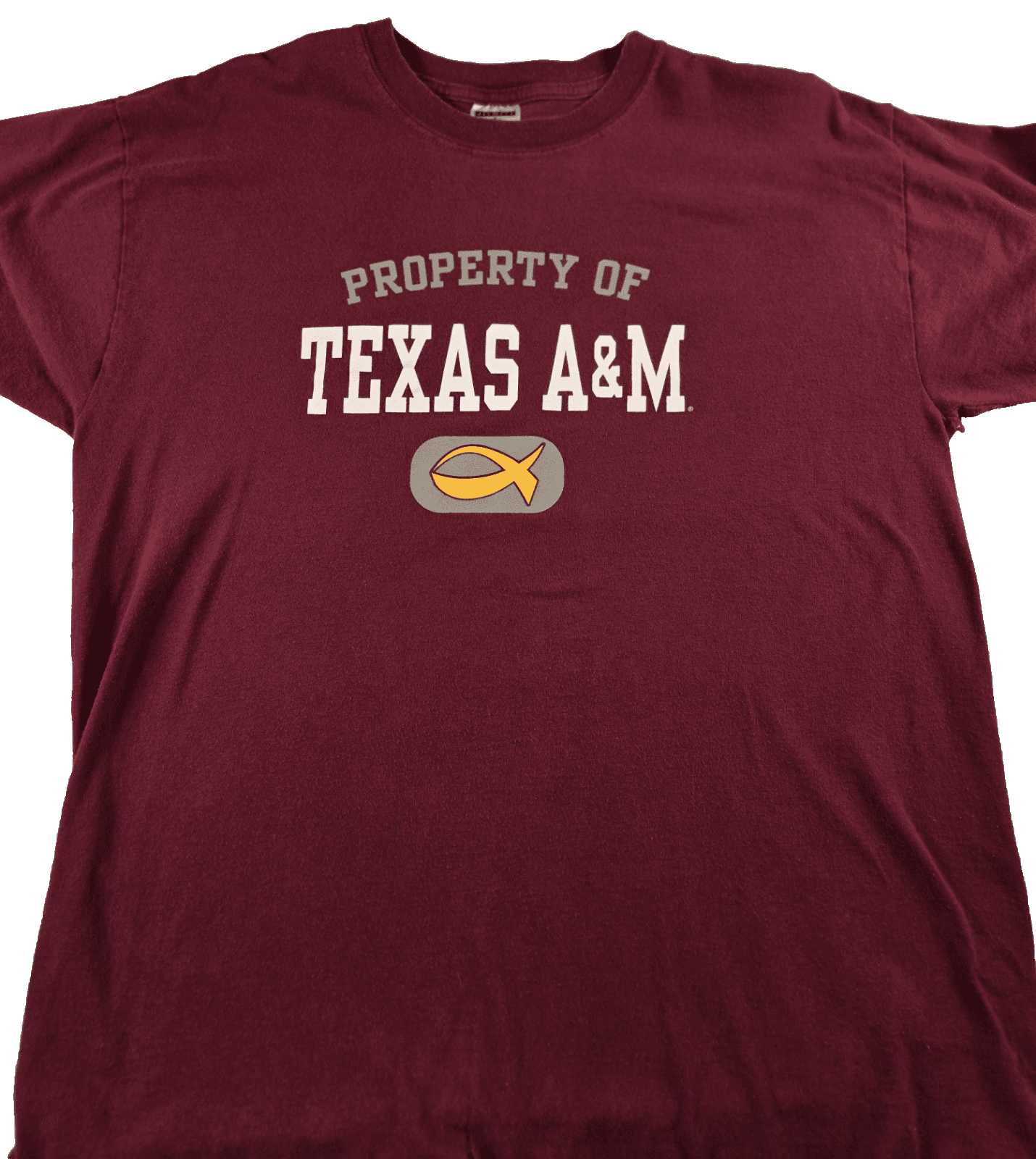 Texas A & M Adult Large Red Short Sleeve T-Shirt - Image 1