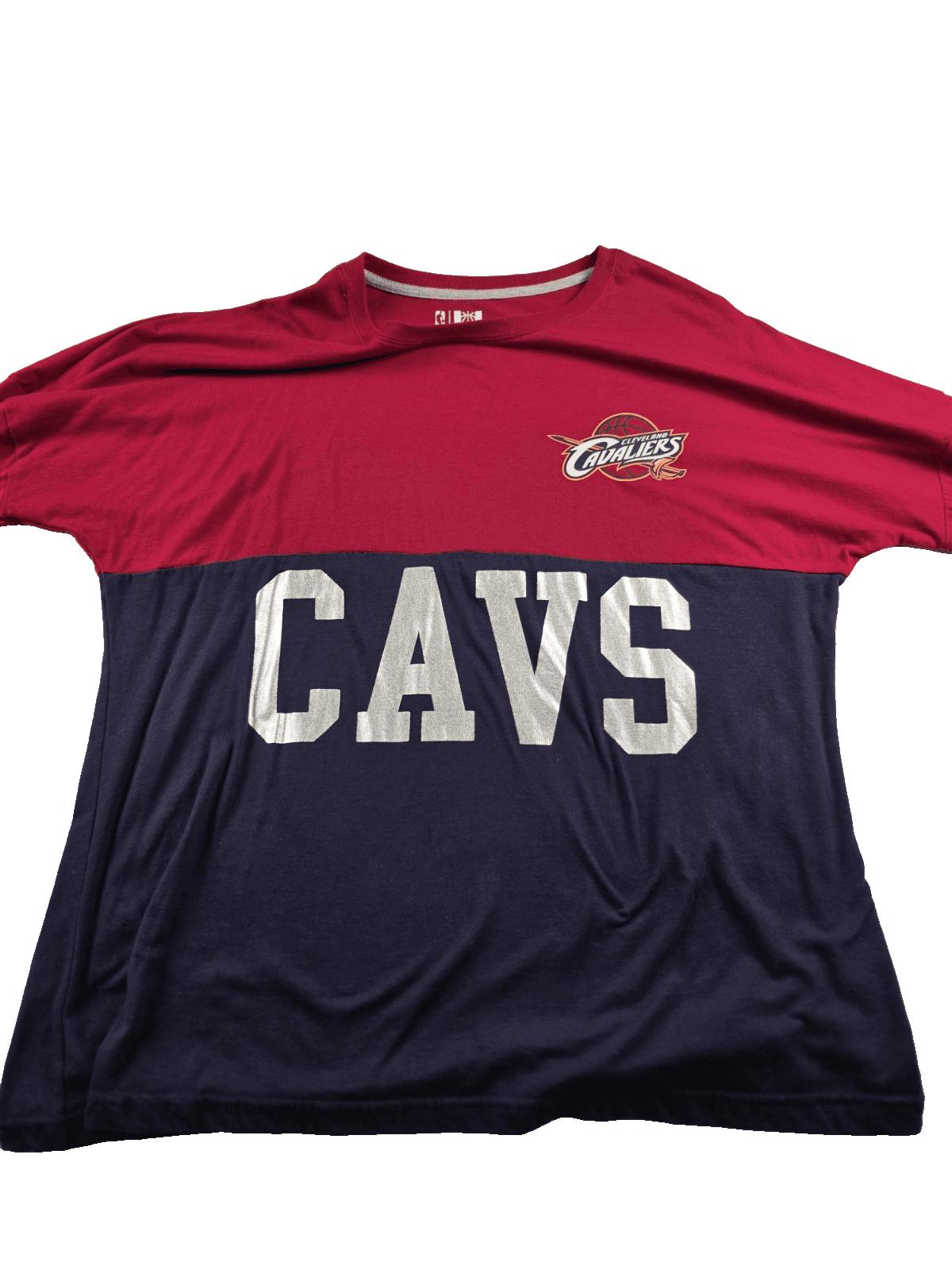 Cleveland Cavaliers Men's XL Red & Blue Long Sleeve Shirt - Image 1
