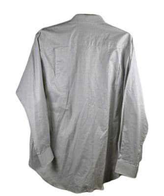 David Donahue Shirt Men's 18.5 36/37 Multicolored Geometric Long Sleeve Shirt - Thumbnail 7