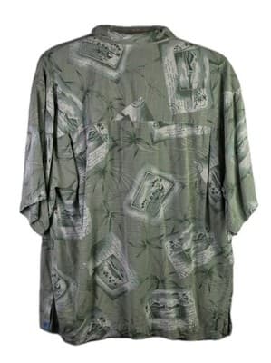 Bermuda Bay Men's XXL Silk Tropical Short Sleeve Shirt - Thumbnail 8