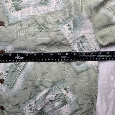 Bermuda Bay Men's XXL Silk Tropical Short Sleeve Shirt - Thumbnail 6