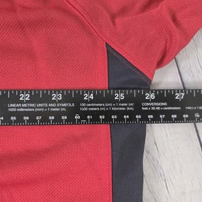 Budweiser Men's XL Red & Black Short Sleeve Polo Shirt - Thumbnail 5