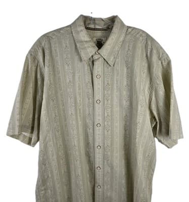 Pusser's West Indies Men's XL Bamboo Blend Hawaiian Button Down Shirt - Image 1