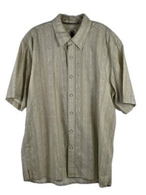 Pusser's West Indies Men's XL Bamboo Blend Hawaiian Button Down Shirt - Thumbnail 2
