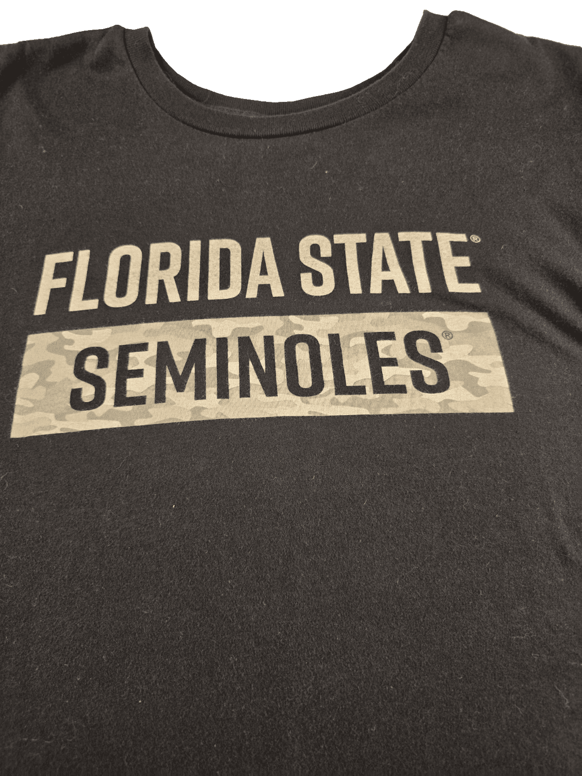 Florida State Seminoles Men's Medium Black Short Sleeve T-Shirt - Thumbnail 2