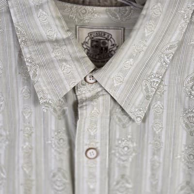 Pusser's West Indies Men's XL Bamboo Blend Hawaiian Button Down Shirt - Thumbnail 3