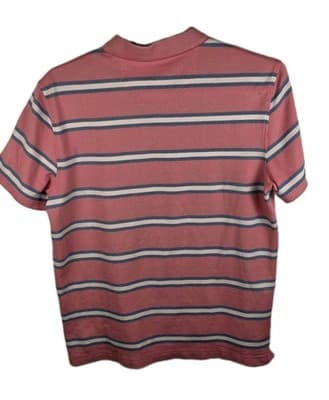 IZOD Mens XL Pink Advantage Performance Short Sleeve Polo Shirt - Thumbnail 6