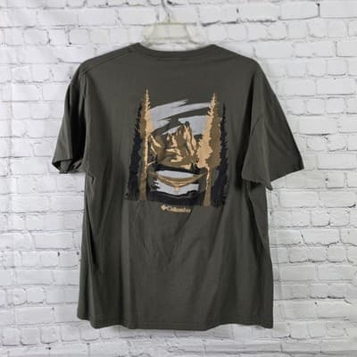 Columbia Sportswear Men's XXL Green Short Sleeve T-Shirt - Thumbnail 6