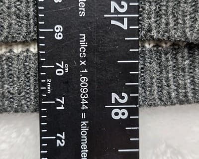Ferruche Men's XL Black & Gray 100% Acrylic Long Sleeve Sweater - Thumbnail 5