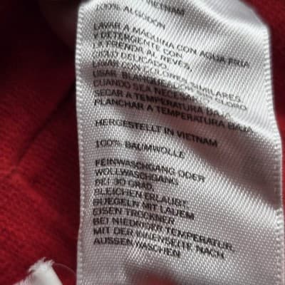 Vtg Nautica Sailing Club Men's XL Red, White & Blue Color Embroidered Polo Shirt - Thumbnail 7