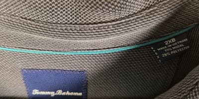 Tommy Bahama Men’s 2XL Gray Short Sleeve Size - Thumbnail 3