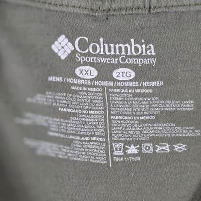 Columbia Sportswear Men's XXL Green Short Sleeve T-Shirt - Thumbnail 3
