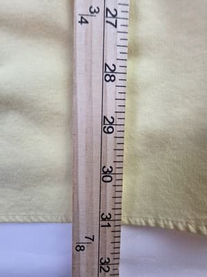 IZOD Oxford Men's Size 16-16.1/2 - 32/33 Large Yellow Long Sleeve Shirt - Thumbnail 7