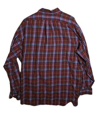Daniel Cremieux Men's XL Multicolor Flannel Plaid Long Sleeve Shirt - Thumbnail 7