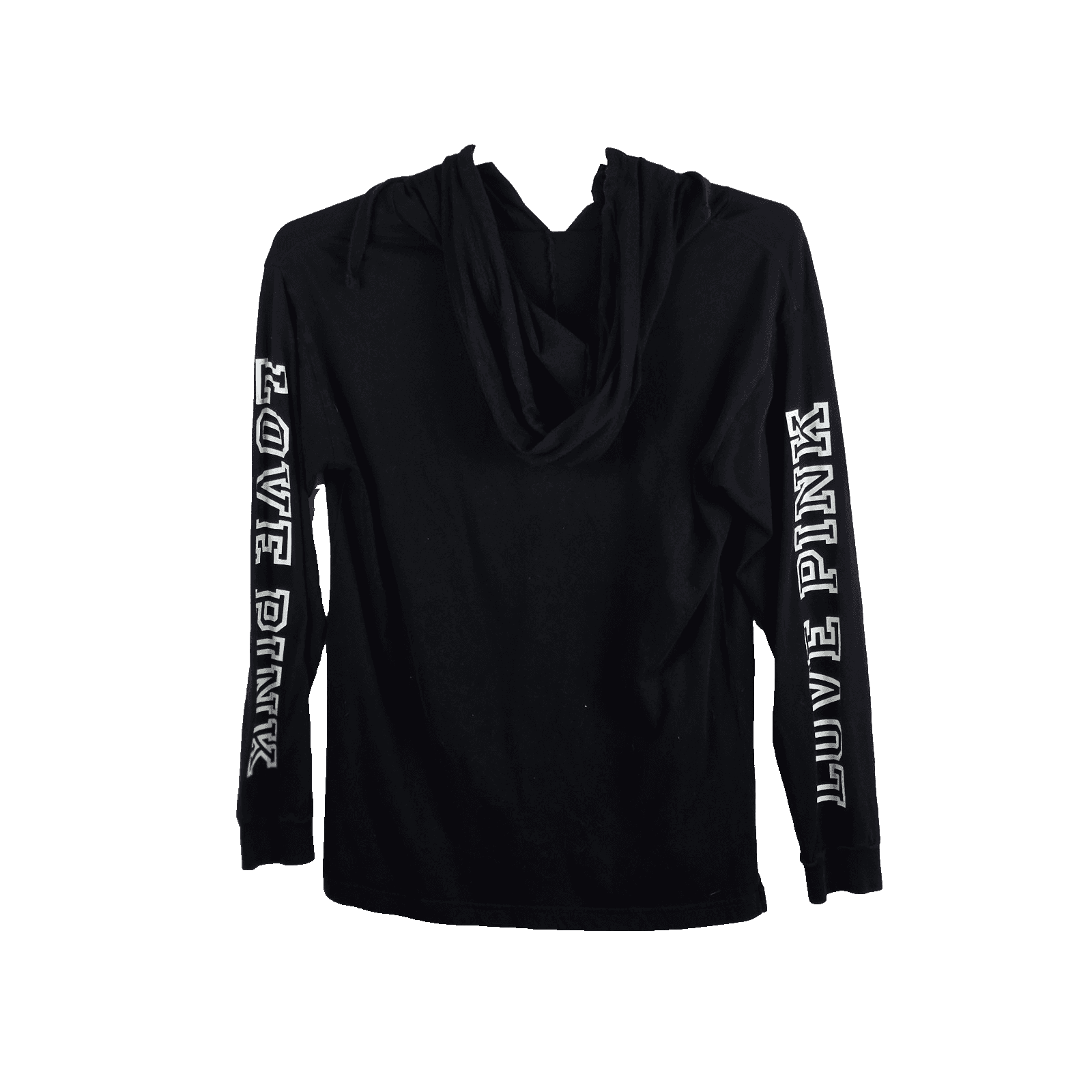 Victoria’s Secret Pink Smal Black Long Sleeve Hoodie - Thumbnail 7