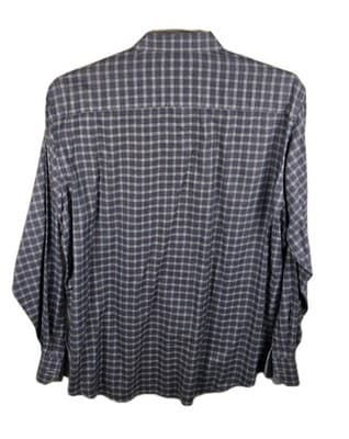 Bugatchi Shirt Men XXL Gray Casual Fit Button Down Long Sleeve Button Up Shirt - Thumbnail 5