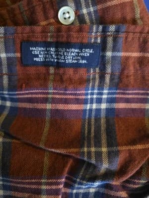 Daniel Cremieux Men's XL Multicolor Flannel Plaid Long Sleeve Shirt - Thumbnail 4